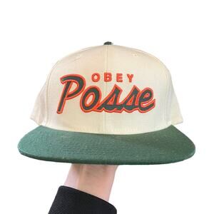 Obey brand posse snapback hat